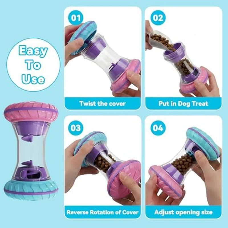Interactive Dog Puzzle Toys for Small Medium Large Breed - Durable Smart Puppy Enrichment Dogs Toy to Keep Them Busy, Mental Brain Stimulation Treat Dispensing Training & Slow Feeder