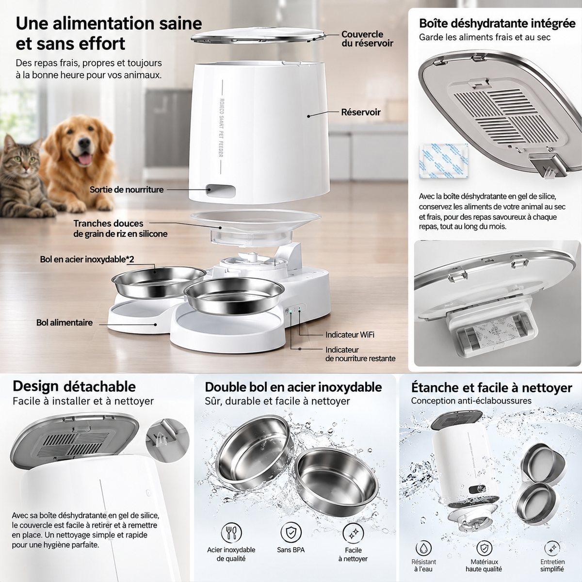 distributeur intelligent Duo – Repas programmés, où que vous soyez