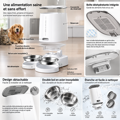 distributeur intelligent Duo – Repas programmés, où que vous soyez