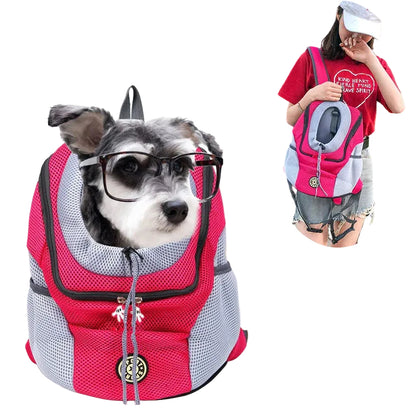 Cat Backpack Go Out Walking Travel Portable Breathable Adjustable Backpack Chihuahua Dog Bag Pet Conveyor Shoulders Backpack