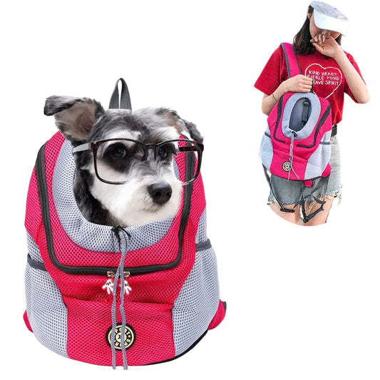 Cat Backpack Go Out Walking Travel Portable Breathable Adjustable Backpack Chihuahua Dog Bag Pet Conveyor Shoulders Backpack